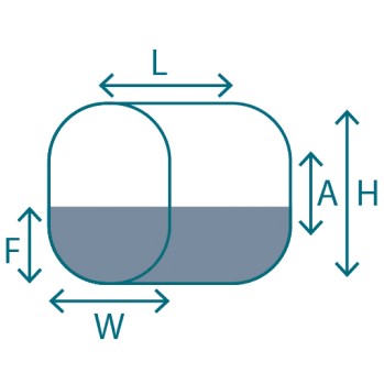 vertical  Oval tank